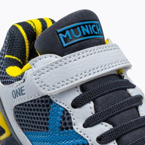 Vaikiški futbolo bateliai MUNICH One Kid Vco pilki