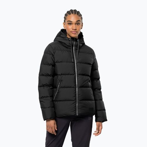 Jack Wolfskin moteriška pūkinė striukė Frozen Palace juoda 1204912_6000