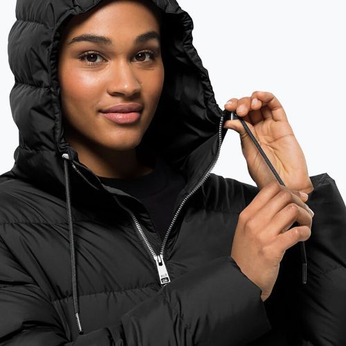 Jack Wolfskin moteriška pūkinė striukė Frozen Palace juoda 1204912_6000