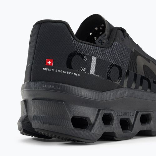 Vyriški bėgimo bateliai On Cloudmonster black 6199025