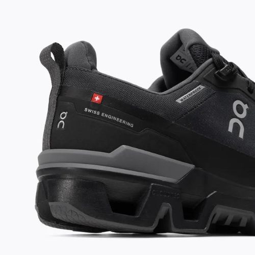Vyriški trekingo batai On Cloudwander Waterproof black/eclipse 7398606