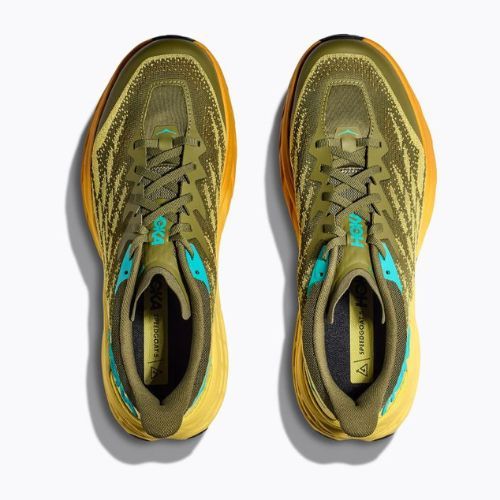 HOKA Speedgoat 5 vyriški bėgimo bateliai green-yellow 1123157-APFR