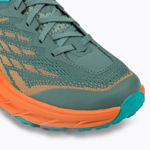 HOKA Speedgoat 5 vyriški bėgimo bateliai green-orange 1123157-TMOR