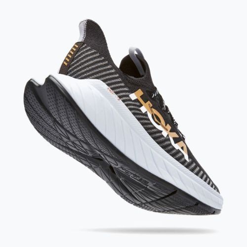 HOKA vyriški bėgimo bateliai Carbon X 3 black and white 1123192-BWHT