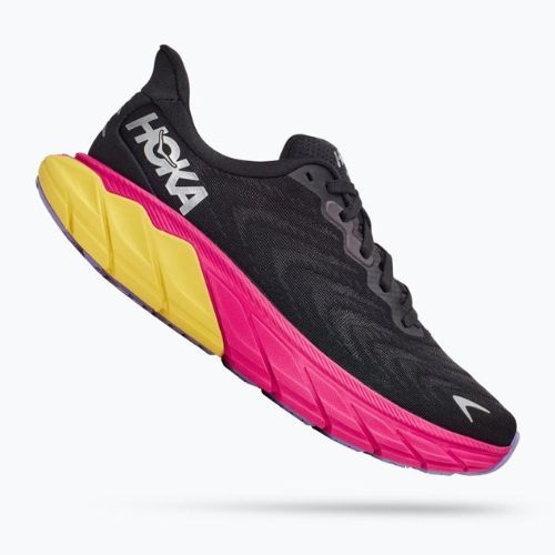 Moteriški bėgimo bateliai HOKA Arahi 6 black-pink 1123195-BPYR