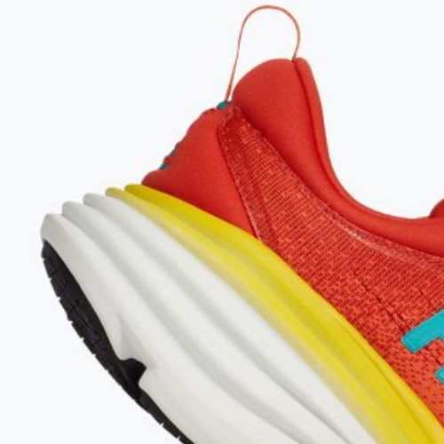 HOKA Bondi 8 vyriški bėgimo bateliai raudoni 1123202-RAFL