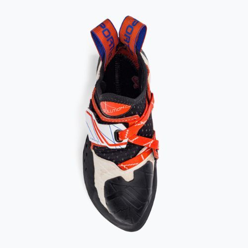 La Sportiva Solution moteriški laipiojimo bateliai white-orange 20H000203