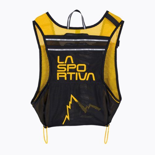 La Sportiva Racer Vest L juoda/geltona 69J999100 bėgimo liemenė