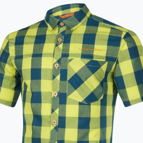 Vyriški La Sportiva Nomad trekingo marškinėliai žali F10729208