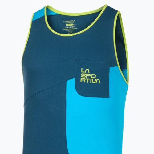 Vyriški alpinistiniai marškinėliai La Sportiva Dude Tank blue N43639637