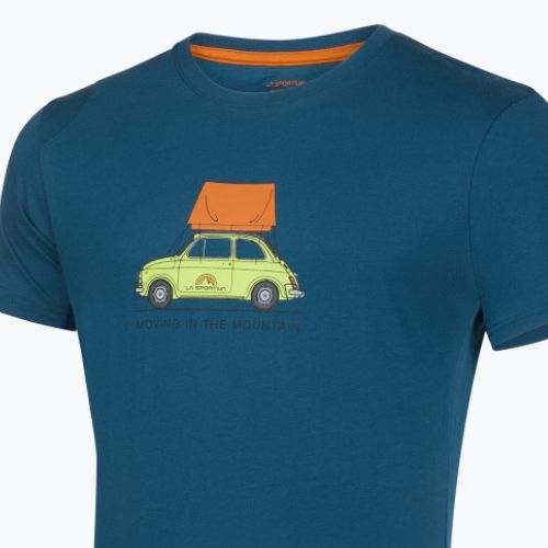 La Sportiva vyriški alpinistiniai marškinėliai Cinquecento navy blue N55639208