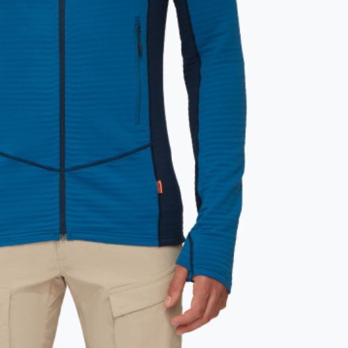 Mammut vyriškas vilnonis džemperis Taiss Light ML su gobtuvu, mėlynas 1014-04530-50554-114