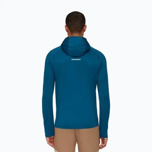 Mammut Selun FL Sun Hoody vyriški trekingo marškinėliai tamsiai mėlyni 1016-01420-50550-115