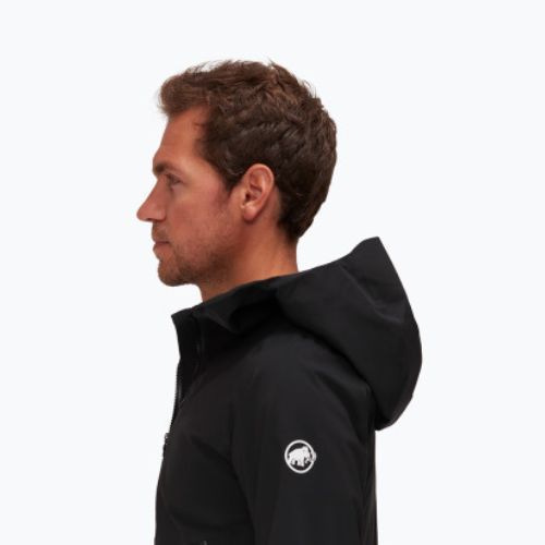 Mammut Alto Guide HS Vyriška striukė nuo lietaus su gobtuvu juoda 1010-29560-0001-116