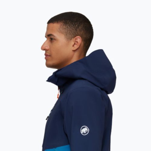 Mammut Alto Guide HS Vyriška striukė nuo lietaus su gobtuvu tamsiai mėlyna 1010-29560-50554-115