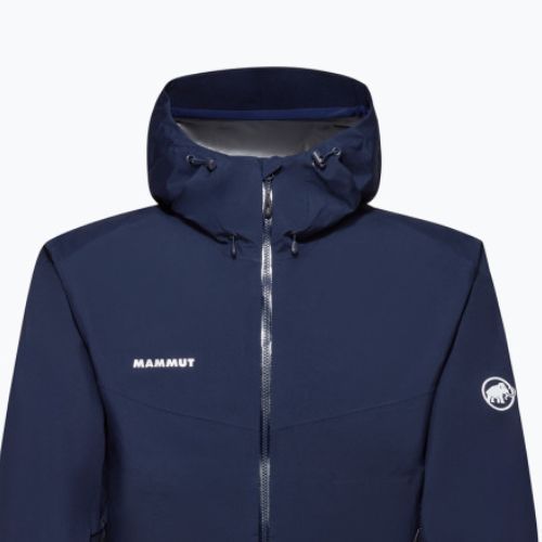 Mammut Convey Tour HS Vyriška striukė nuo lietaus su gobtuvu tamsiai mėlyna