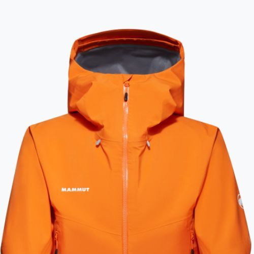 Mammut Crater HS Vyriška striukė nuo lietaus su gobtuvu oranžinė 1010-27700-2258-114