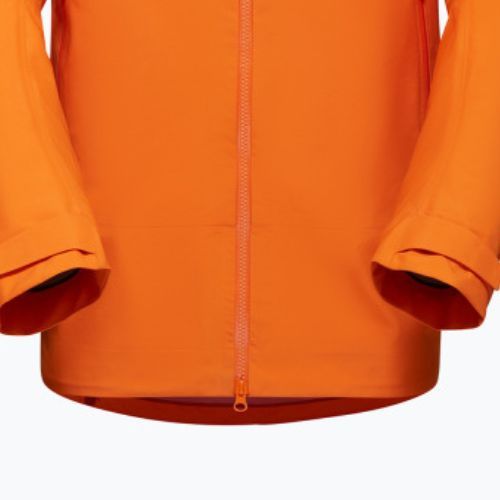 Mammut Crater HS Vyriška striukė nuo lietaus su gobtuvu oranžinė 1010-27700-2258-114