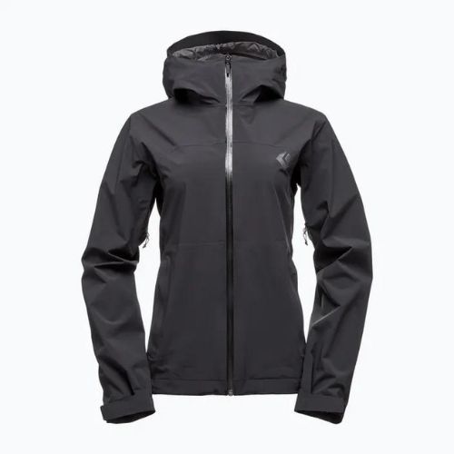 Moteriška striukė nuo lietaus Black Diamond Stormline Stretch black
