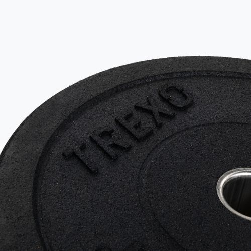 TREXO olimpinis svoris su buferiu juodas TRX-BMP025 25 kg