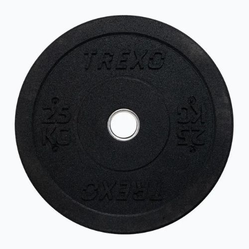 TREXO olimpinis svoris su buferiu juodas TRX-BMP025 25 kg