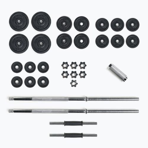 XTREXO 50 kg štangos hantelių rinkinys DK50