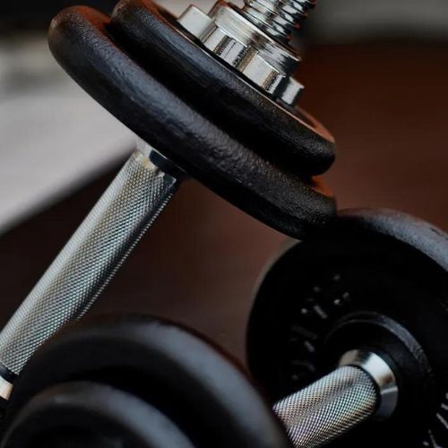 XTREXO 50 kg štangos hantelių rinkinys DK50