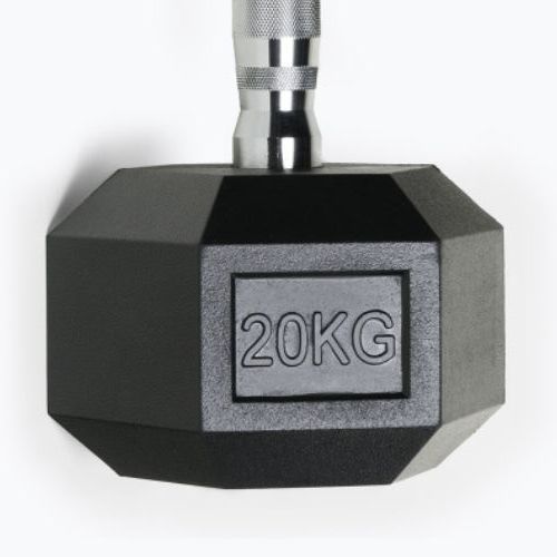 TREXO Hex HXD200 20 kg gumuoti hanteliai