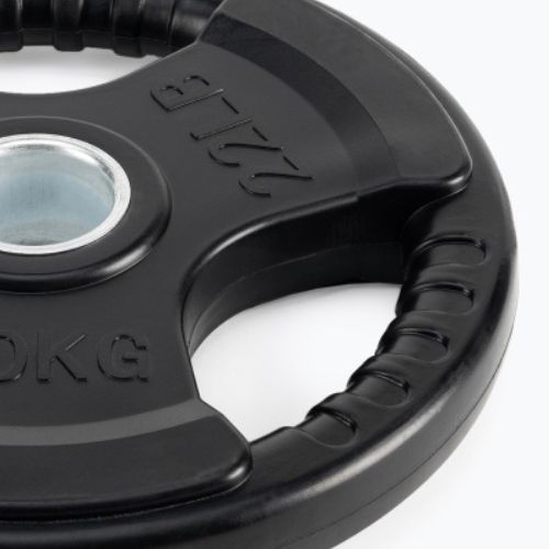 TREXO juodos spalvos gumuoto ketaus svoris RW10 10 kg
