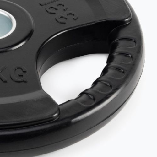 TREXO juodos spalvos gumuoto ketaus svoris RW15 15 kg
