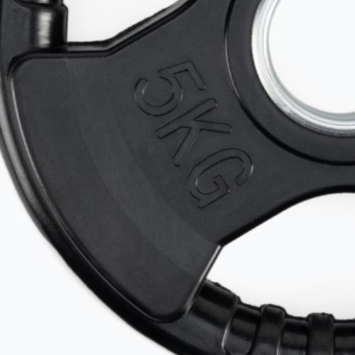 XTREXO juodas gumuotas ketus svoris RW5 5 kg