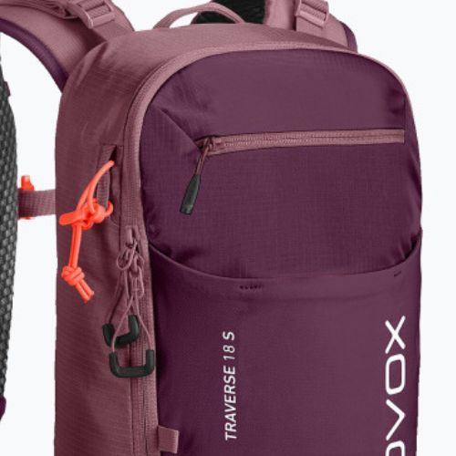 ORTOVOX Traverse 18 S žygių kuprinė bordo spalvos 4852300006