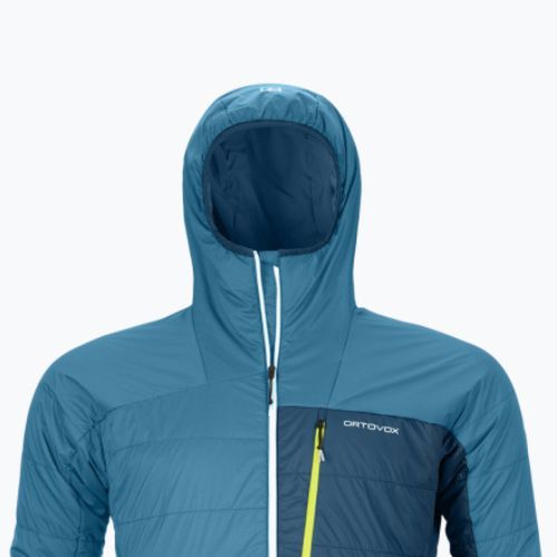 Vyriška ORTOVOX Swisswool Piz Duan hibridinė striukė mėlyna 6132700039
