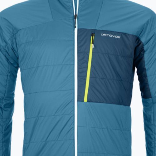 Vyriška ORTOVOX Swisswool Piz Duan hibridinė striukė mėlyna 6132700039