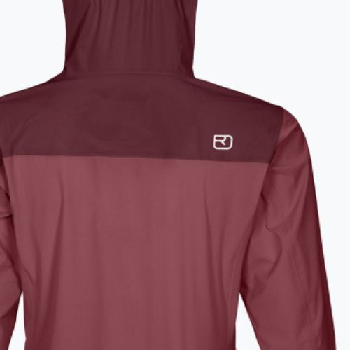 Moteriška striukė nuo lietaus ORTOVOX 2.5L Civetta maroon 7021000011
