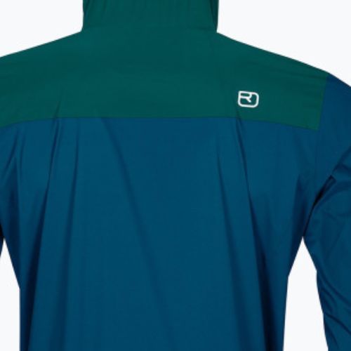 Vyriška ORTOVOX 2.5L Civetta mėlyna lietaus striukė 7025000011