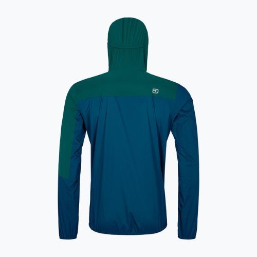 Vyriška ORTOVOX 2.5L Civetta mėlyna lietaus striukė 7025000011