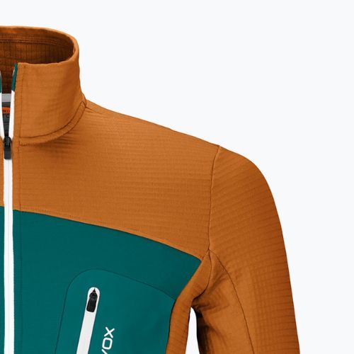 Vyriškas džemperis Ortovox Fleece Grid brown 87212