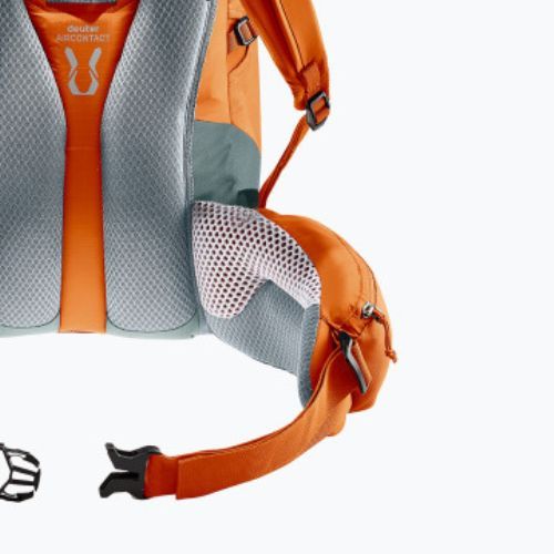 Deuter Aircontact Lite 40 + 10 trekingo kuprinė oranžinė 334012393190