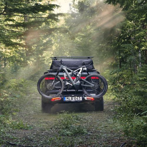 Thule Epos 2Bike 13 kontaktų bagažinė su kabliu, juoda 978100