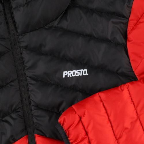 PROSTO Ultralight Split vyriška pūkinė striukė raudona KL222MOUT1074