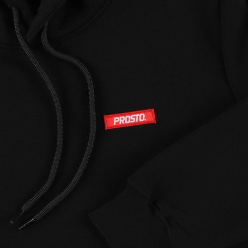 Vyriškas PROSTO Plelog džemperis su gobtuvu black KL222MSWE2013