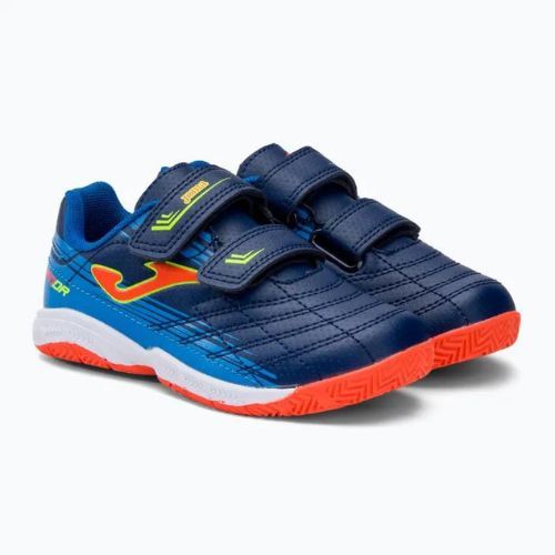 Vaikiški futbolo bateliai Joma Xpander IN navy/orange fluor