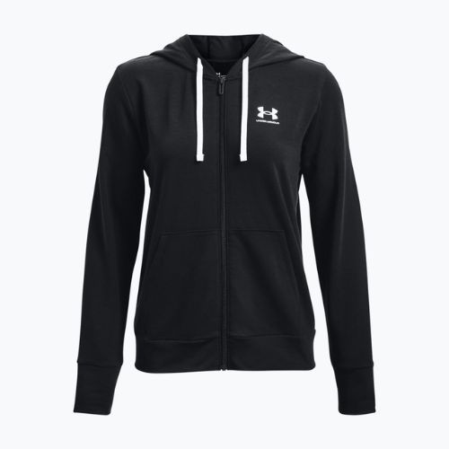 Under Armour moteriškas treniruočių džemperis Rival Terry Full Zip Hoodie juodas 1369853