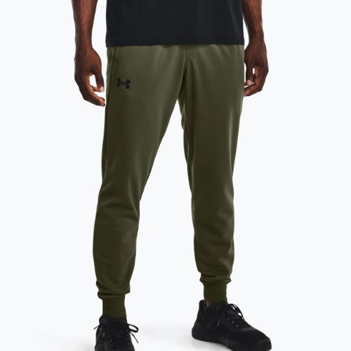 Under Armour Armour Armour Fleece Joggers vyriškos treniruočių kelnės žalios 1373362