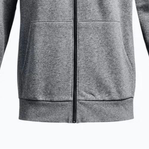 Vyriški Under Armour Essential Fleece Full Zip Hood Training Sweatshirt Grey 1373881