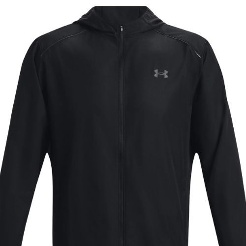 Under Armour Storm Run Vyriška bėgimo striukė su gobtuvu juoda 1376795