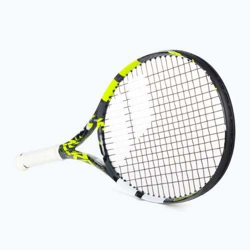 Babolat Pure Aero Junior 26 vaikiška teniso raketė pilkai geltona 140465