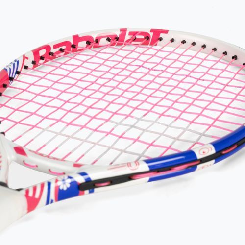 Babolat B Fly 17 vaikiška teniso raketė balta ir rožinė 140483