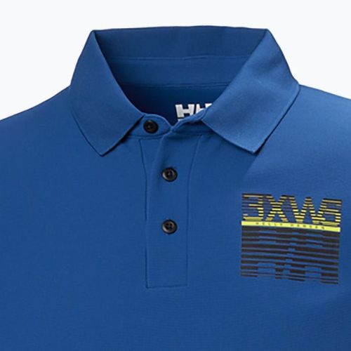 Helly Hansen HP Racing vyriški trekingo marškinėliai mėlyni 34172_606